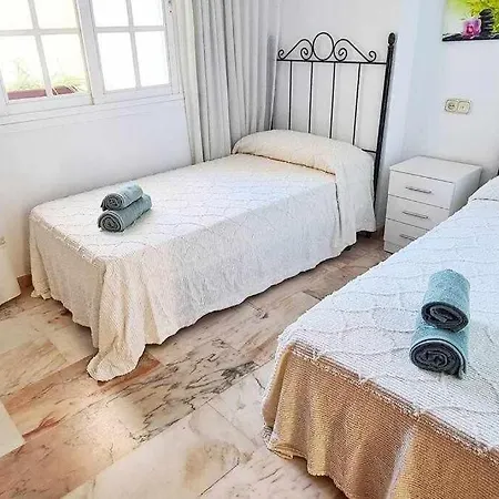 Lägenhet Centrico Apartamento Con Vistas Al Mar Y Terraza A 20m Playa *
