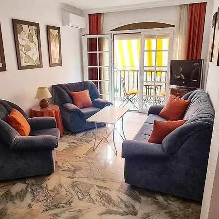 Lägenhet Centrico Apartamento Con Vistas Al Mar Y Terraza A 20m Playa *